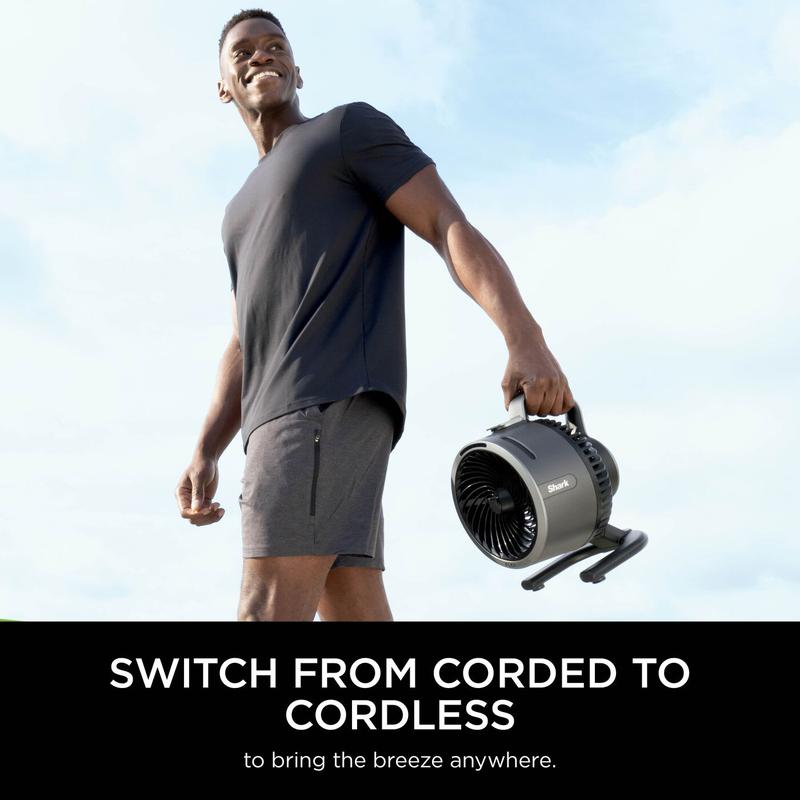 Shark HydroBreeze FlexGo | Portable Misting Fan for Indoor & Outdoor Cooling