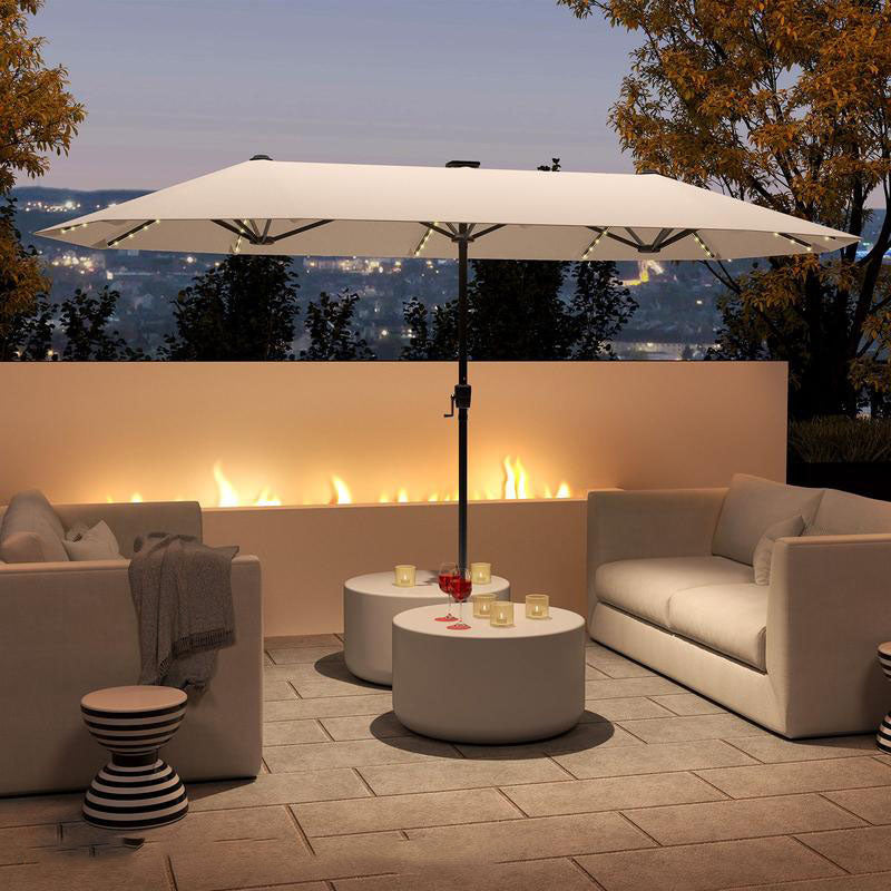 Luxury double umbrella