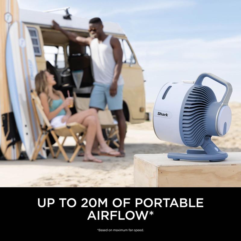 Shark HydroBreeze FlexGo | Portable Misting Fan for Indoor & Outdoor Cooling