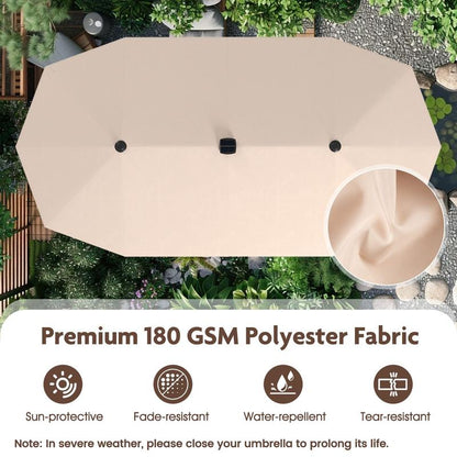 Luxury double umbrella