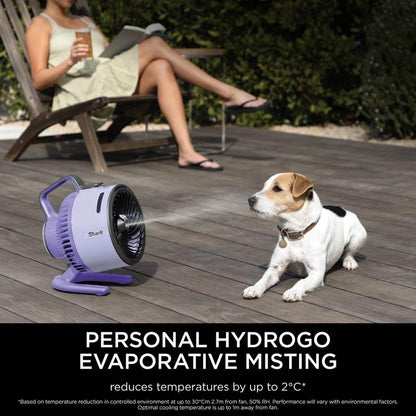 Shark HydroBreeze FlexGo | Portable Misting Fan for Indoor & Outdoor Cooling
