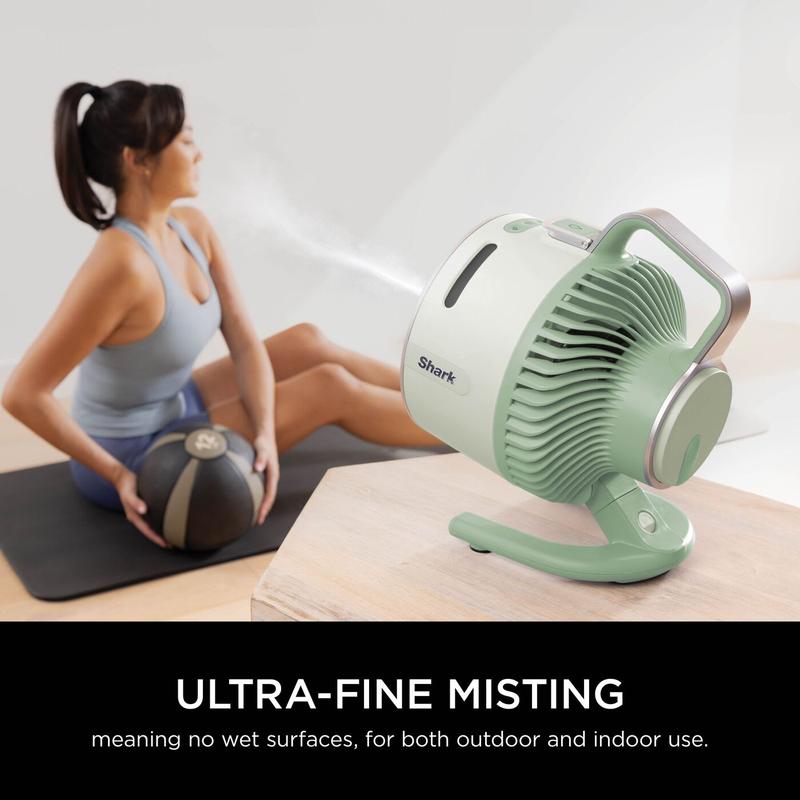 Shark HydroBreeze FlexGo | Portable Misting Fan for Indoor & Outdoor Cooling