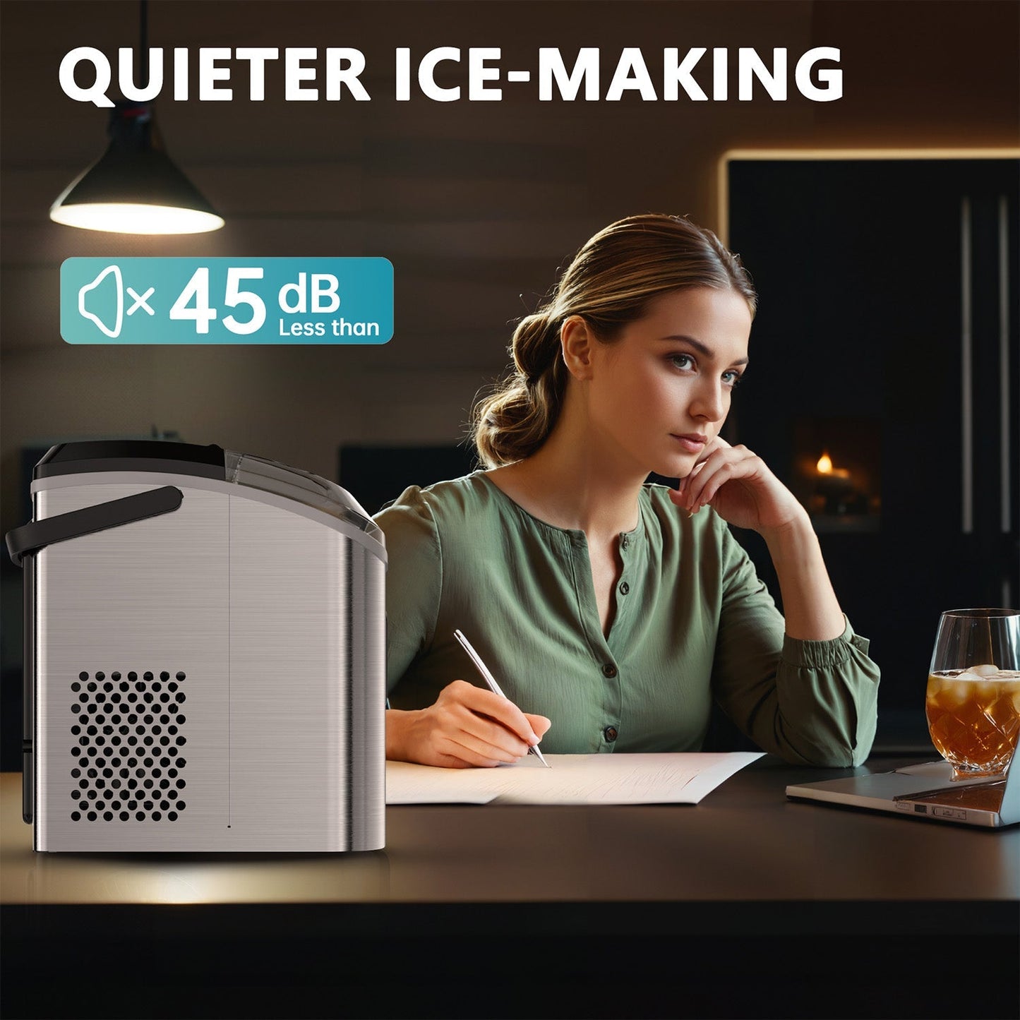 Euhomy Pearl H1 Nugget Ice Maker